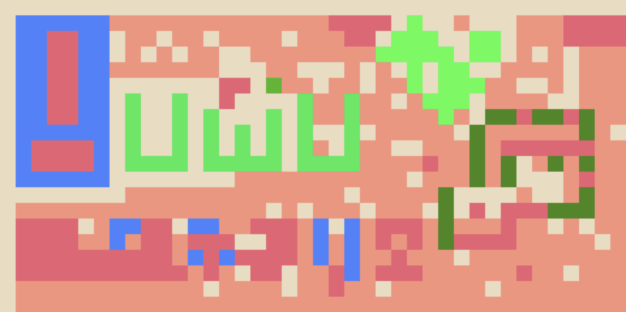 An early version of the colors canvas